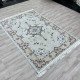 Turkish Super Isfahan Carpet C709A Cream Color Size 400*500