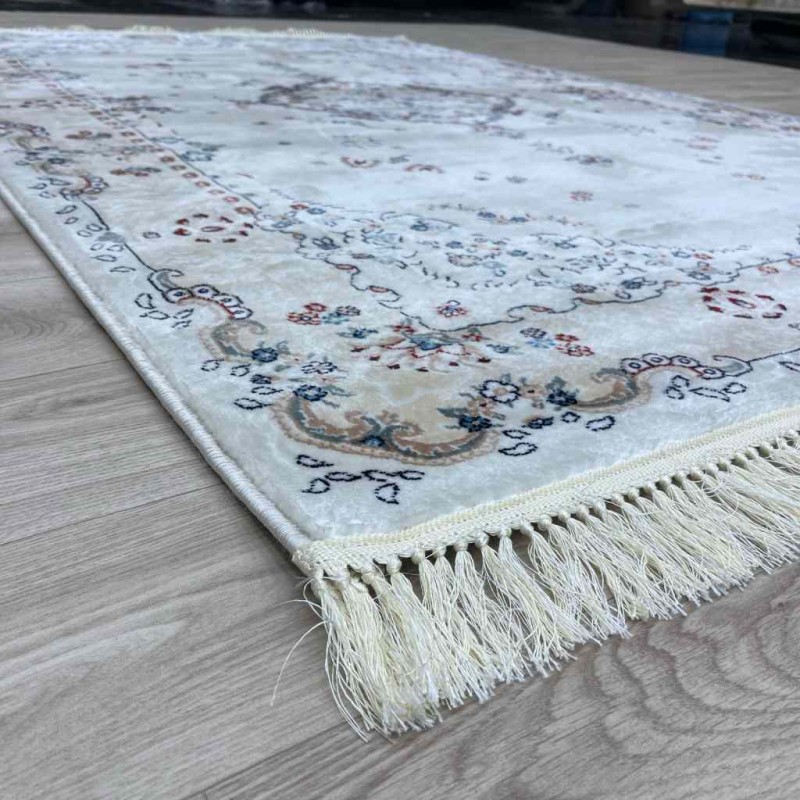 سجاد تركي سوبر اصفهان C709A لون كريم مقاس 50*80