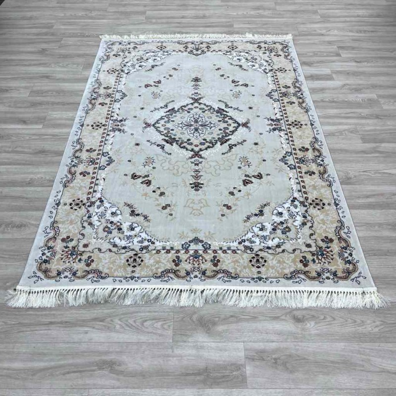 سجاد تركي سوبر اصفهان C709A لون كريم مقاس 50*80