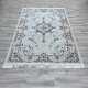 Turkish Super Isfahan Carpet C709A Cream Color Size 400*500