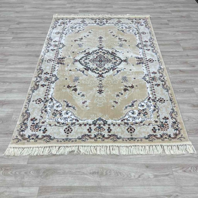 سجاد تركي سوبر اصفهان C709B لون كريم مقاس 200*300