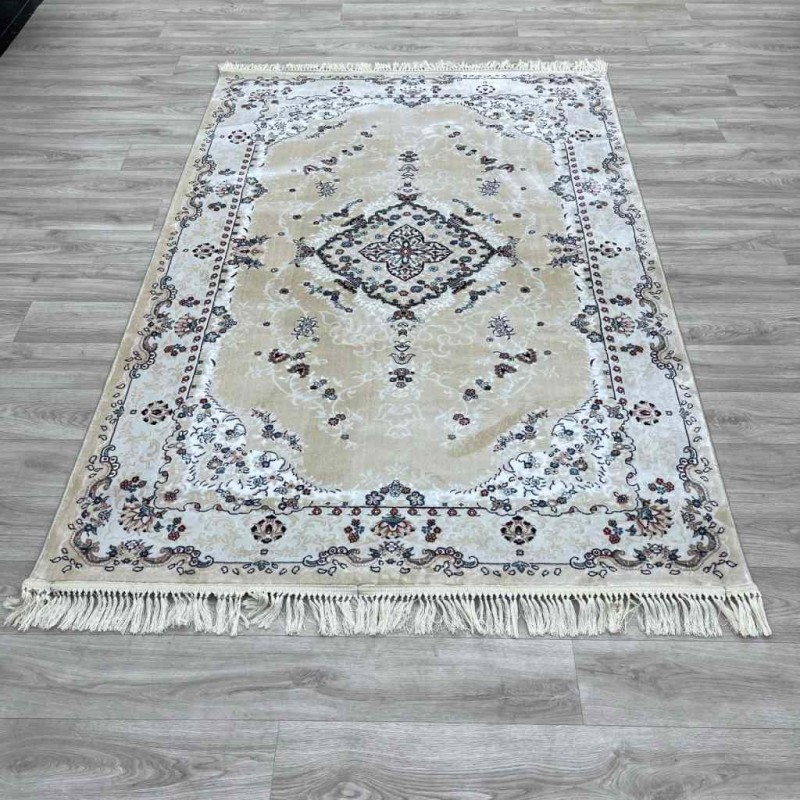 سجاد تركي سوبر اصفهان C709B لون كريم مقاس 200*300