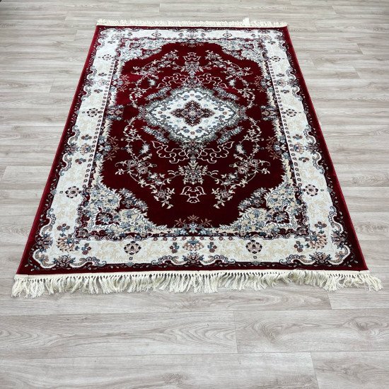 Turkish Super Isfahan Carpet C709A red Color Size 400*500