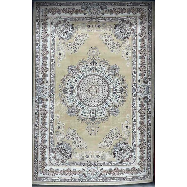 Turkish carpet Super Million 3658D beige color size 200*300