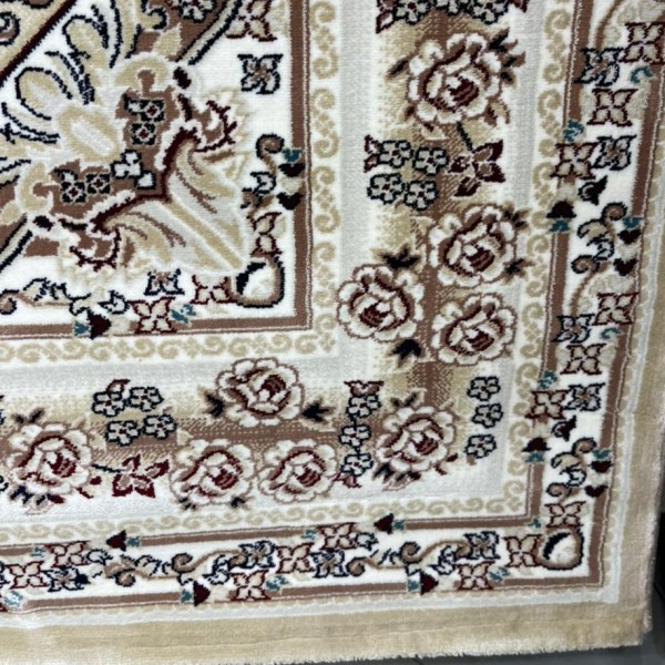 Turkish carpet Super Million 3658D beige color size 200*300