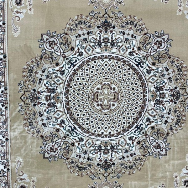 Turkish carpet Super Million 3658D beige color size 200*300
