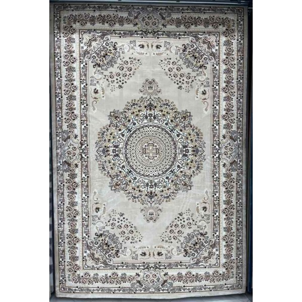 Turkish carpet Super Million 3658D cream color size 400*500