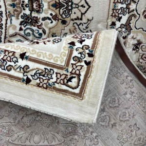 سجاد تركي سوبر مليون 3658D لون كريم مقاس 400*400