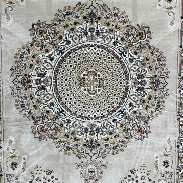 Turkish carpet Super Million 3658D cream color size 400*500
