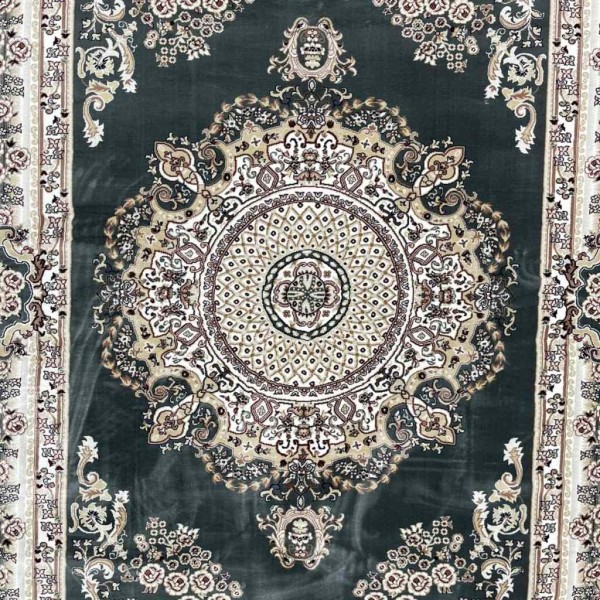 Turkish carpet Super Million 3658D gray color size 500*600
