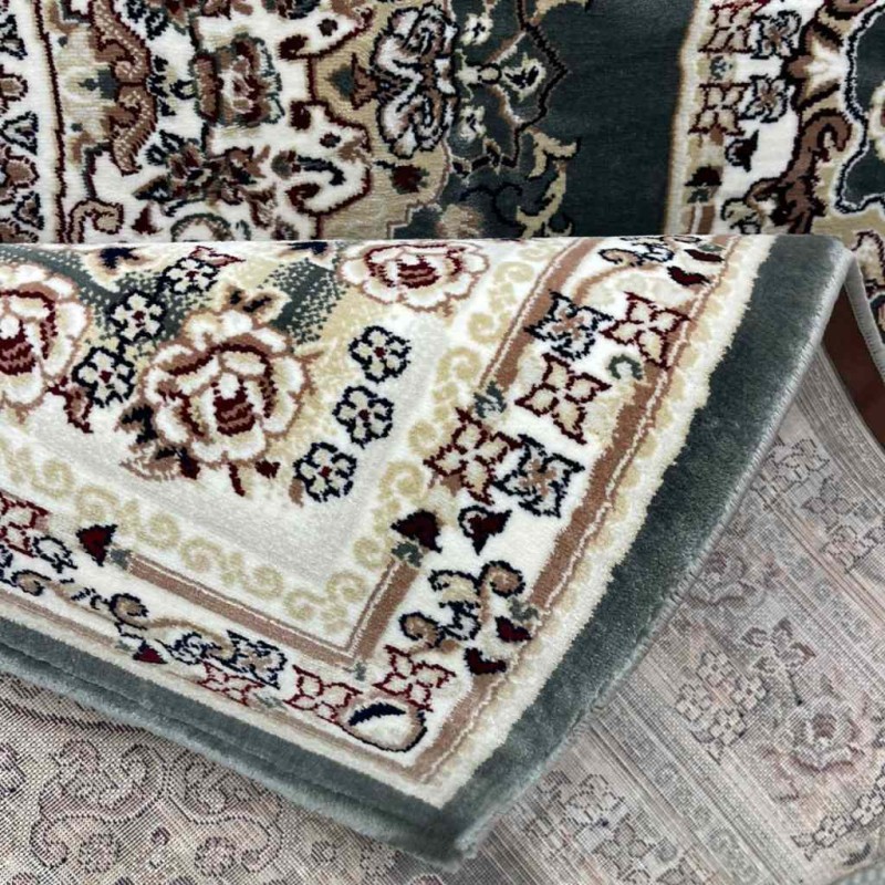 سجاد تركي سوبر مليون 3658D لون رصاصي مقاس 400*600
