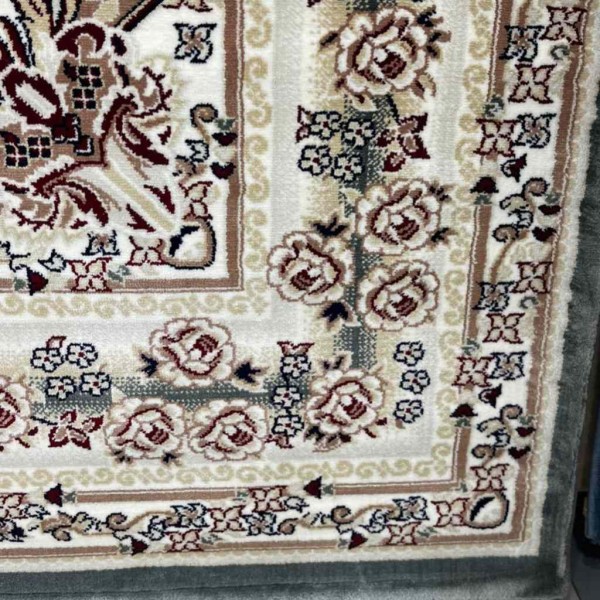 Turkish carpet Super Million 3658D gray color size 500*600