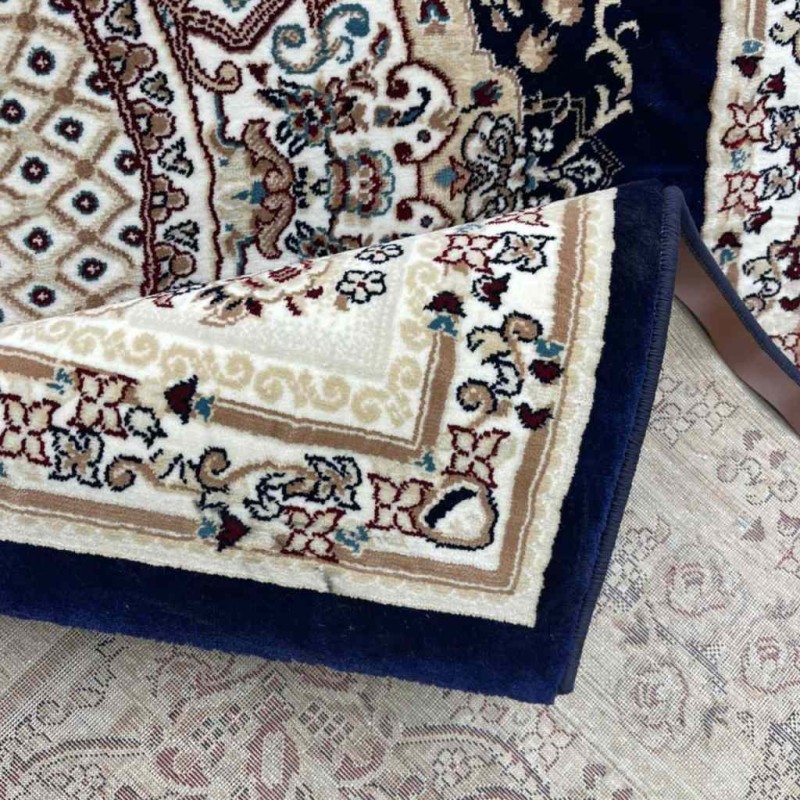 سجاد تركي سوبر مليون 3658D لون كحلي مقاس 500*700