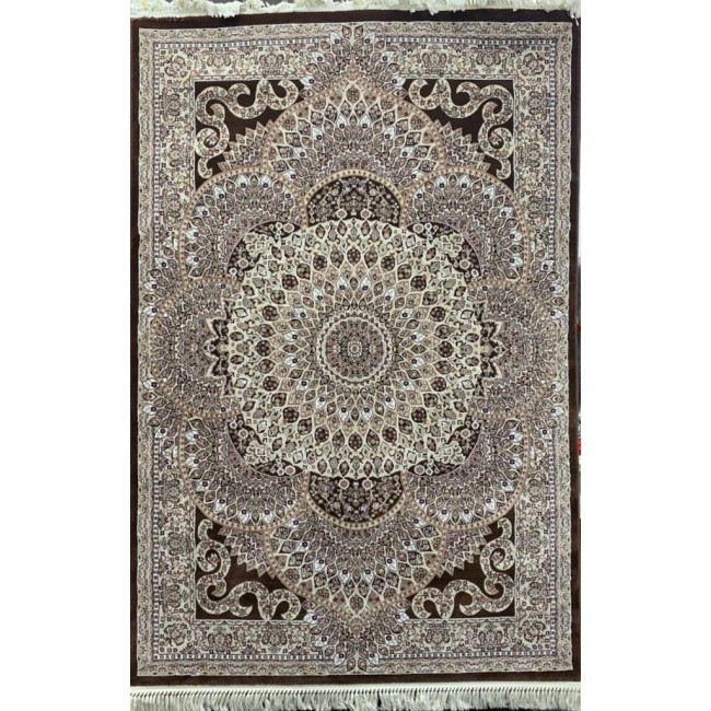 Turkish carpet Isfahan Brown