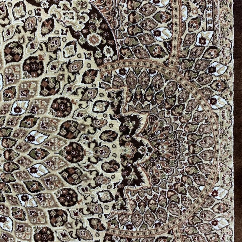 Turkish carpet Isfahan Brown