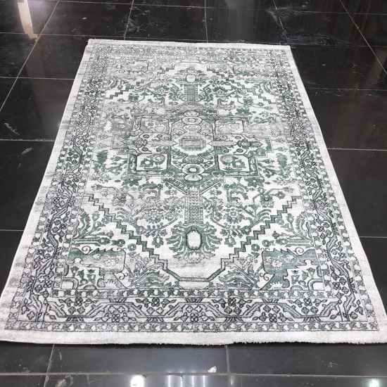 Turkish carpet Verona 42, gray and green