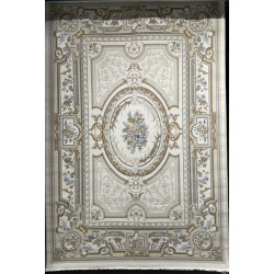 سجاد تركي اندلس J687AF كريم رصاصي مقاس 150*150