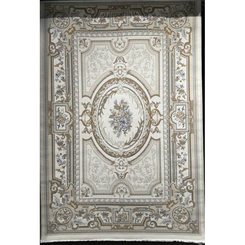 سجاد تركي اندلس J687AF كريم رصاصي مقاس 150*150