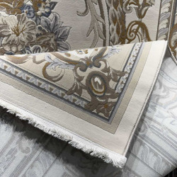 سجاد تركي اندلس J687AF كريم رصاصي مقاس 150*150 سجاد تركي اندلس J687AF كريم رصاصي مقاس 150*150