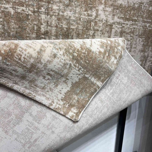 سجاد اريا بوهيمي تركي 9400A كريم بيج مقاس 250*350 سم سجادة مجلس انيق تحفة