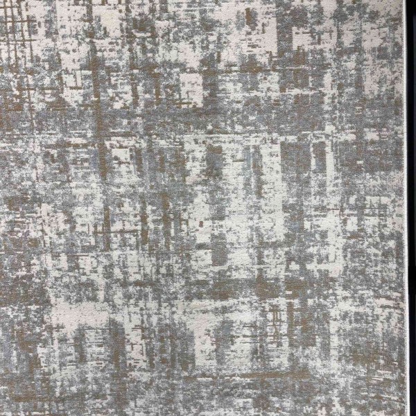سجاد اريا بوهيمي تركي 9400A رصاصي كريم مقاس 80*150 سم سجادة صغيرة