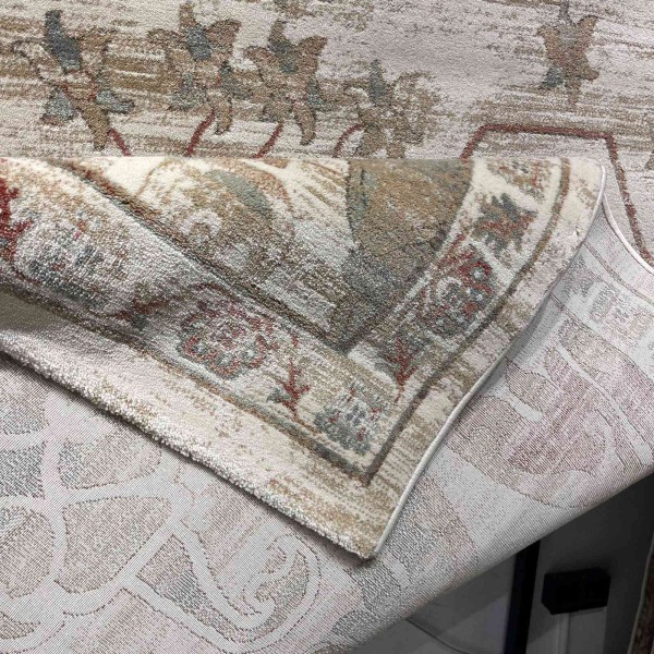 سجاد اريا بوهيمي تركي 0232A كريم اخضر فاتح مقاس 250*350 سم سجادة مجلس الشيوخ