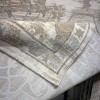 Aria Bohemian Turkish Carpet 0232A CREAM gray 200x300 cm Modern Majlis Carpet