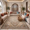 سجاد اريا بوهيمي تركي 9987A بني فاتح بيج مقاس 50*80 سم دعاسة وطاية