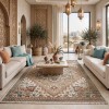 سجاد اريا بوهيمي تركي 9987A كريم بيج مقاس 250*350 سم سجادة مجلس الشيوخ