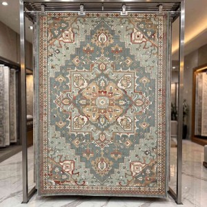 سجاد اريا بوهيمي تركي 9987A اخضر فاتح مقاس 300*400 سم سجادة المجلس الملكي