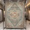 Aria Bohemian Turkish Carpet 9987A Light green 150x220 cm Modern Majlis Carpet