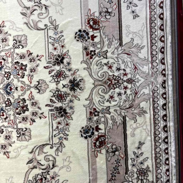 سجاد تركي حرير N232A كريم مقاس 100*200