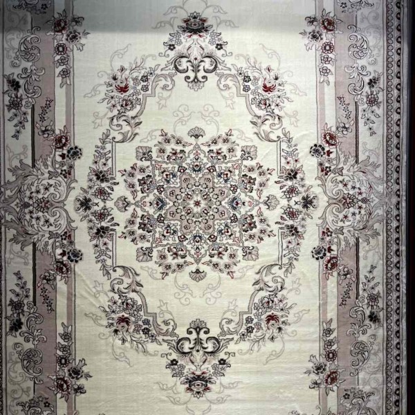 سجاد تركي حرير N232A كريم مقاس 100*200