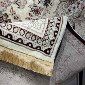 سجاد تركي حرير N232A كريم مقاس 100*200