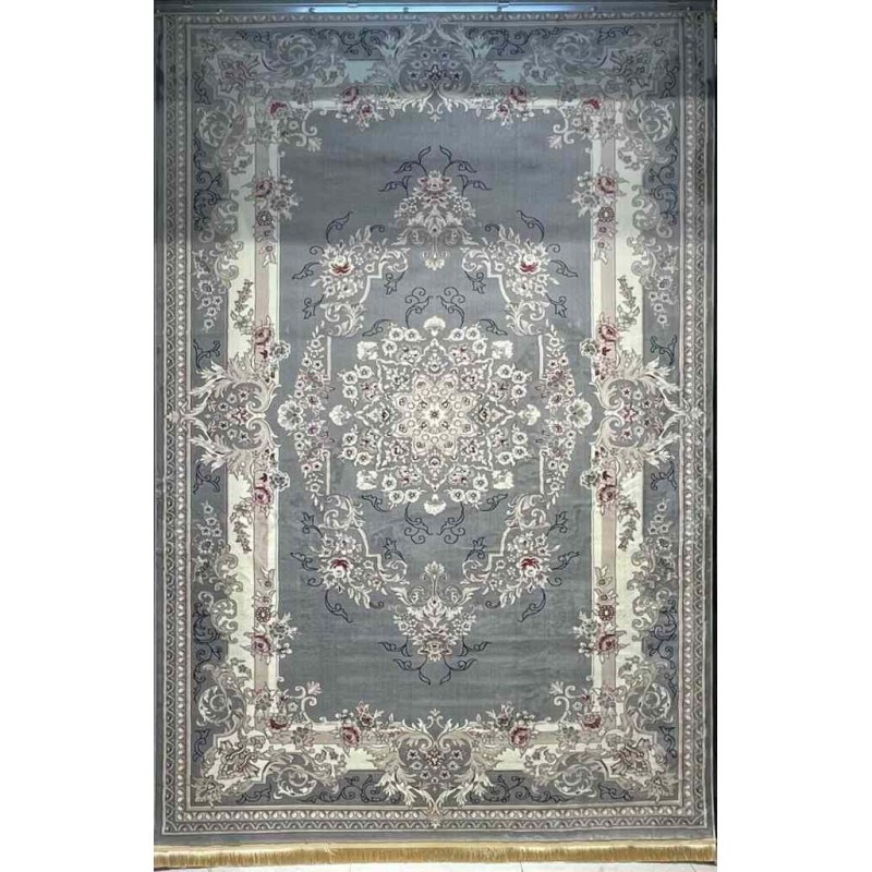 سجاد تركي حرير N232A رصاصي مقاس 80*150