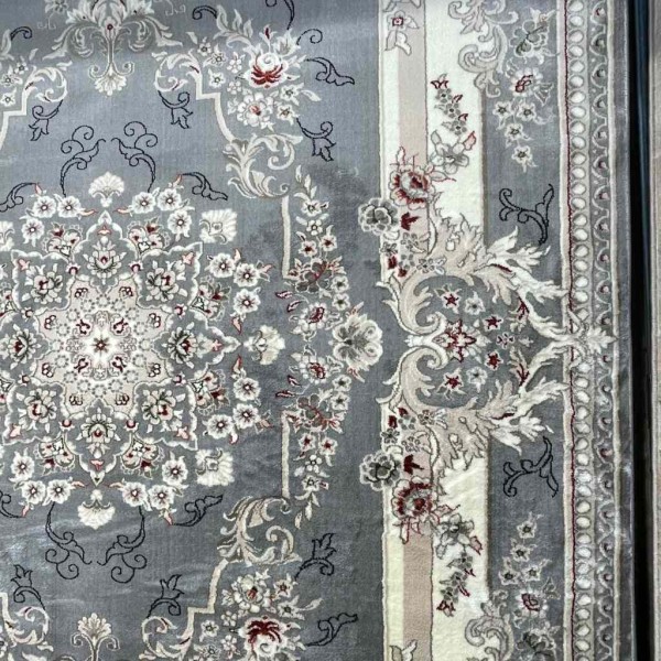 Turkish carpet HARIR N232A gray size 300*400