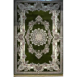 سجاد تركي حرير N232A اخضر مقاس 400*600