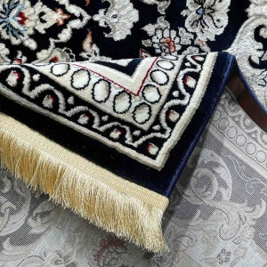 سجاد تركي حرير N232A كحلي مقاس 50*80