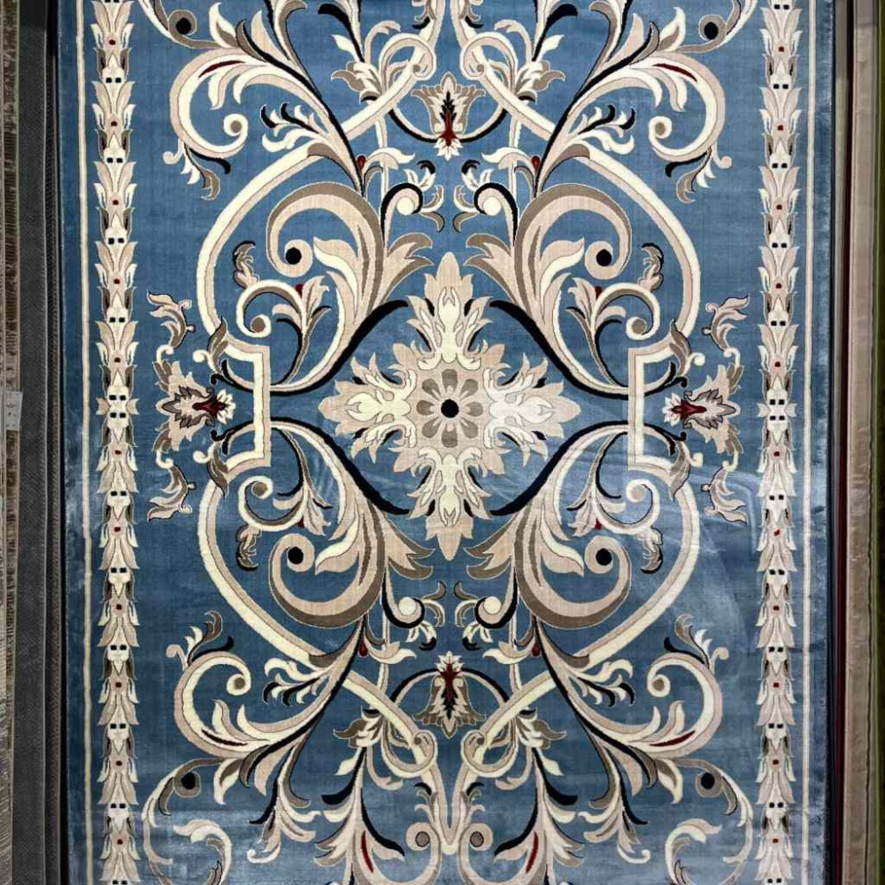 سجاد تركي حرير EH94A سماوي مقاس 50*80 سجاد تركي حرير EH94A سماوي مقاس 50*80