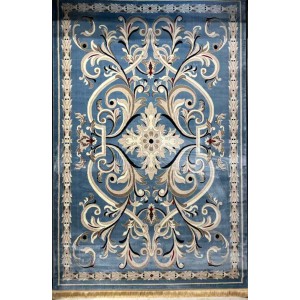 Turkish carpet HARIR EH94A blue size 100*200