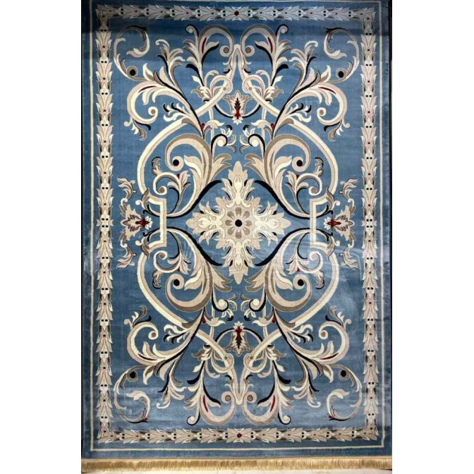 Turkish carpet HARIR EH94A blue size 80*150