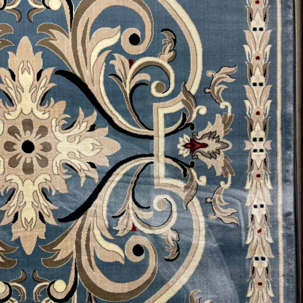 سجاد تركي حرير EH94A سماوي مقاس 50*80 سجاد تركي حرير EH94A سماوي مقاس 50*80