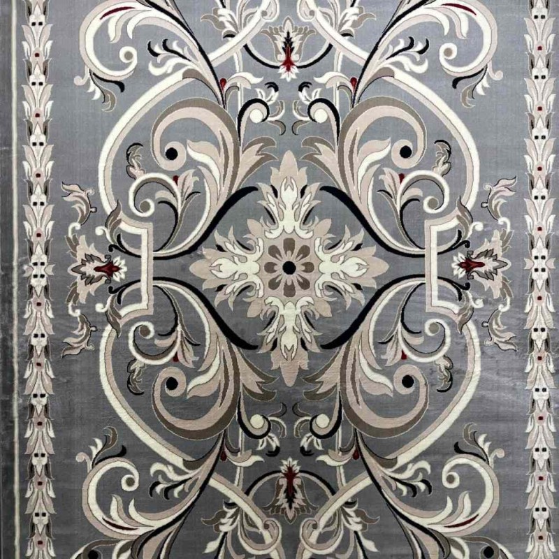 سجاد تركي حرير EH94A رصاصي مقاس 200*300