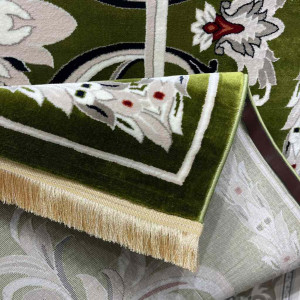 سجاد تركي حرير EH94A اخضر مقاس 400*600 سجاد تركي حرير EH94A اخضر مقاس 400*600