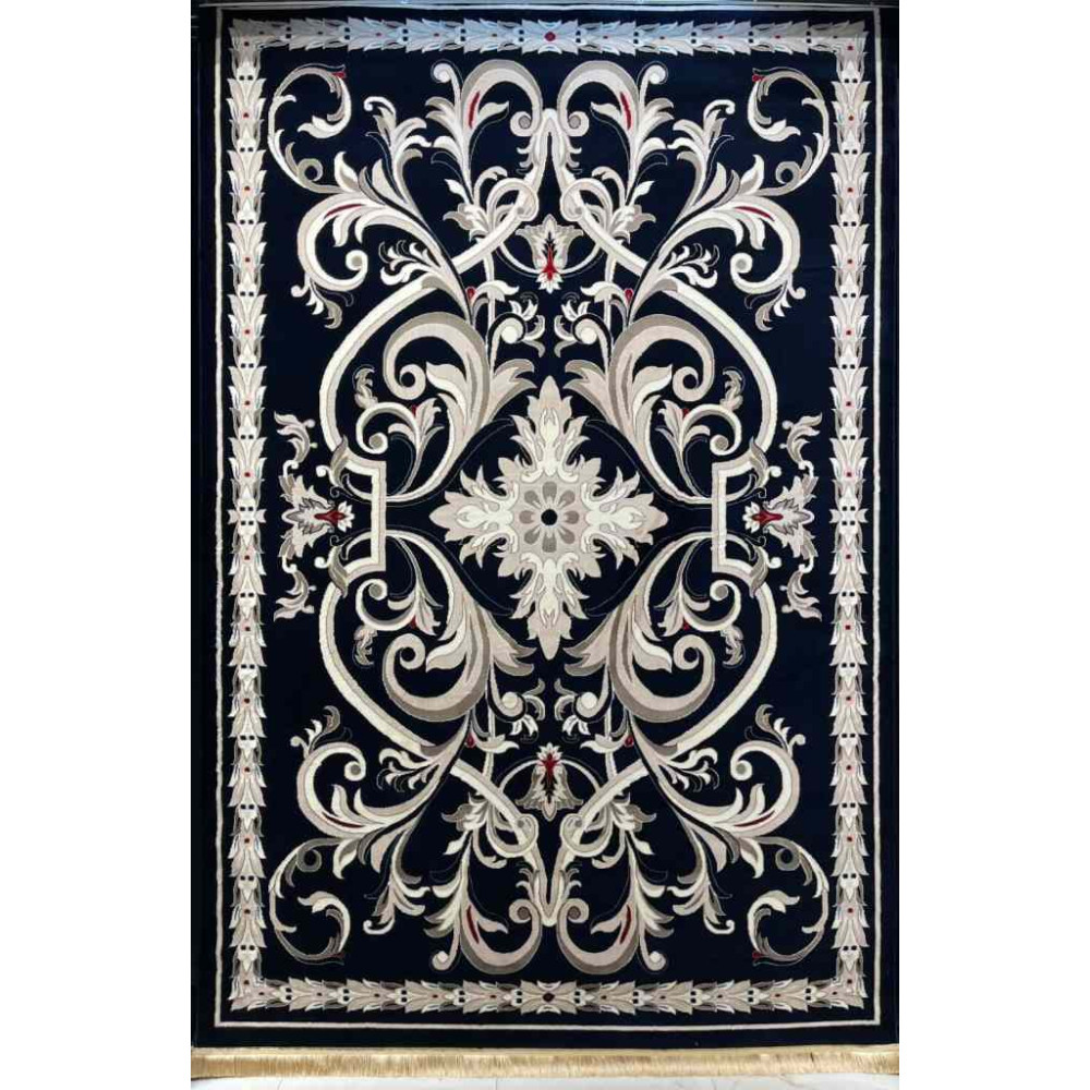 سجاد تركي حرير EH94A كحلي مقاس 50*80