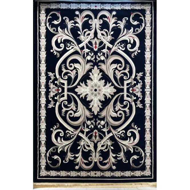 Turkish carpet HARIR EH94A navy size 400*500