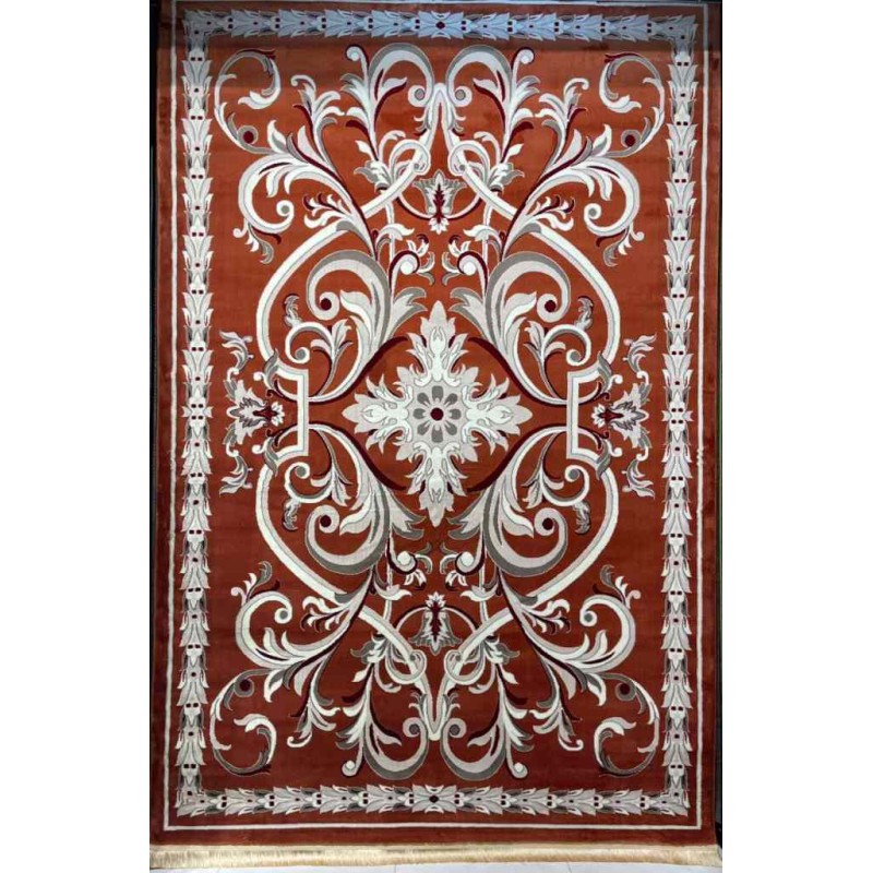 سجاد تركي حرير EH94A اورنج مقاس 400*600