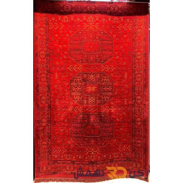 Turkish carpet herat 1737A red size 100*400