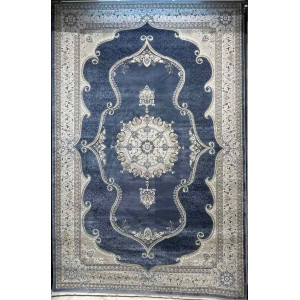 سجاد تركي قوقاز 01013E سماوي مقاس 400*600