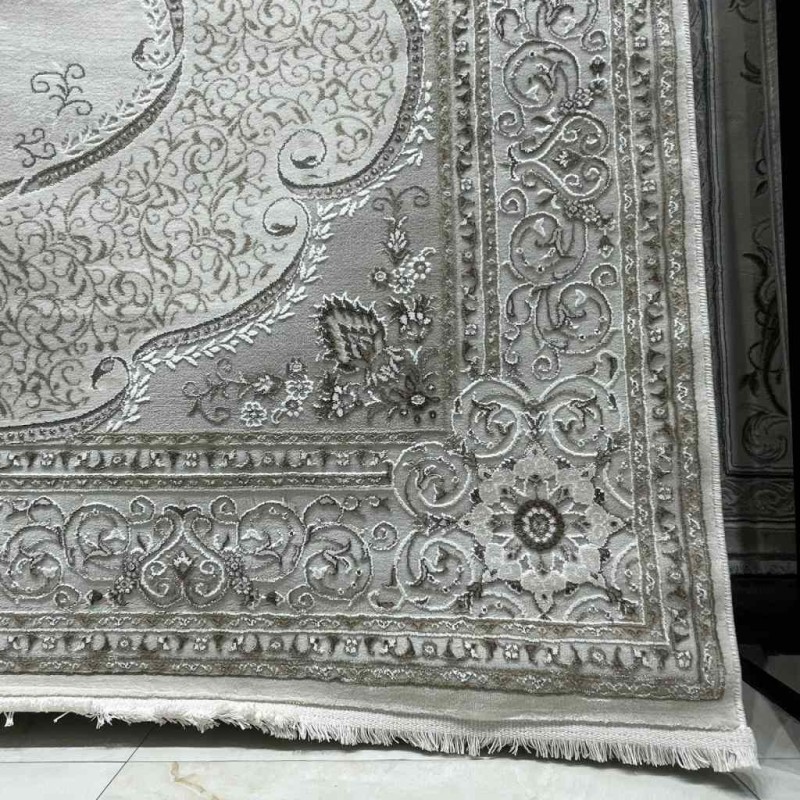 سجاد تركي قوقاز 01013E كريم مقاس 80*150